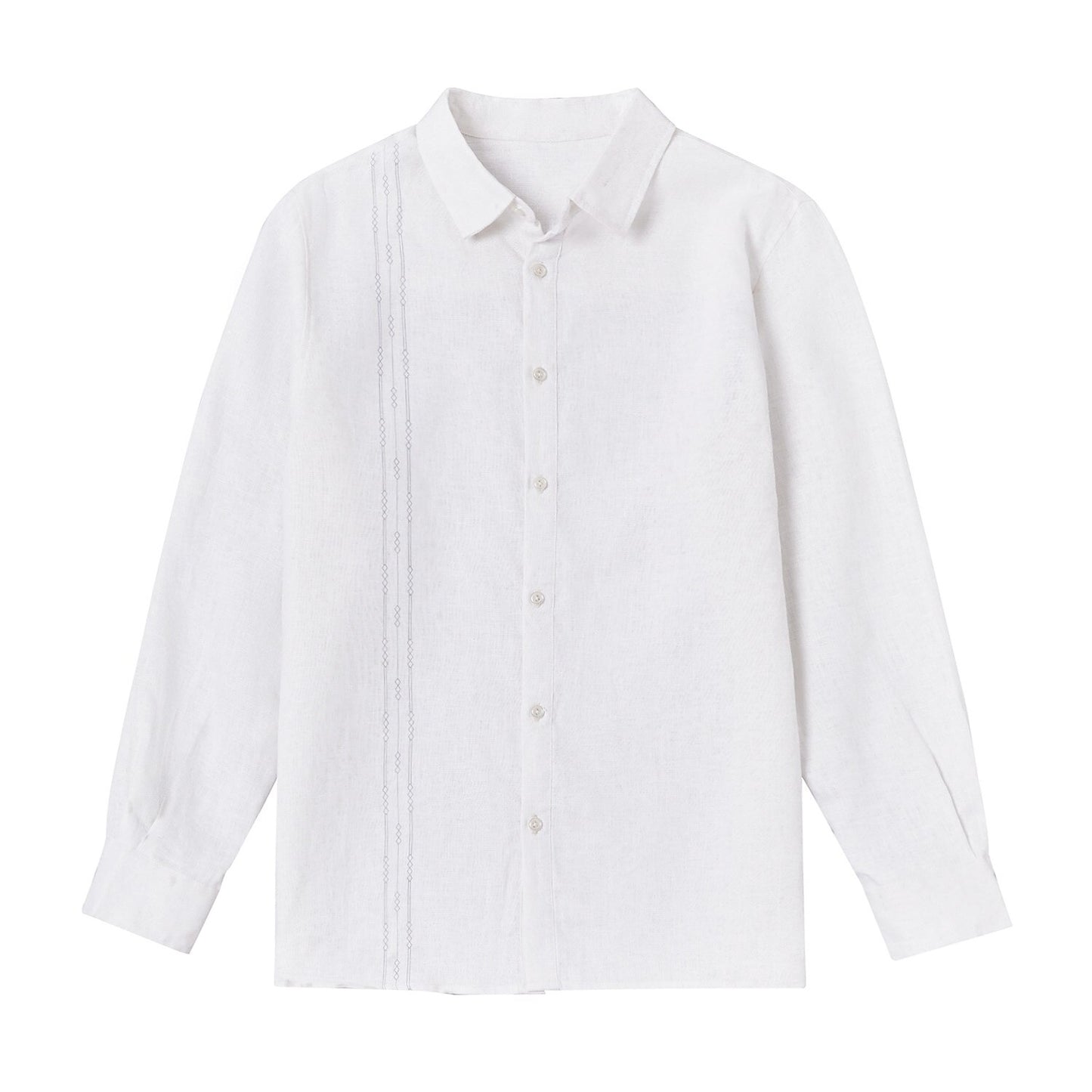 100% Linen Button-Up Shirt