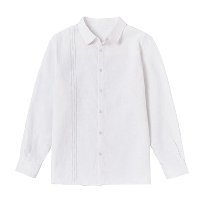 100% Linen Button-Up Shirt