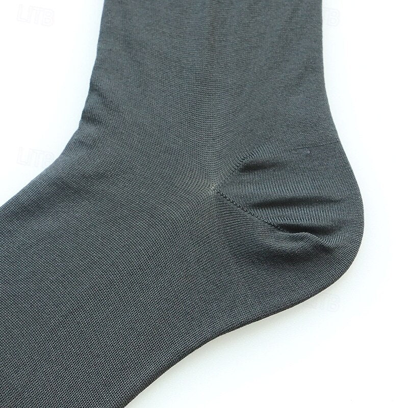 Mercerized Cotton Business Suit Socks - oukumen