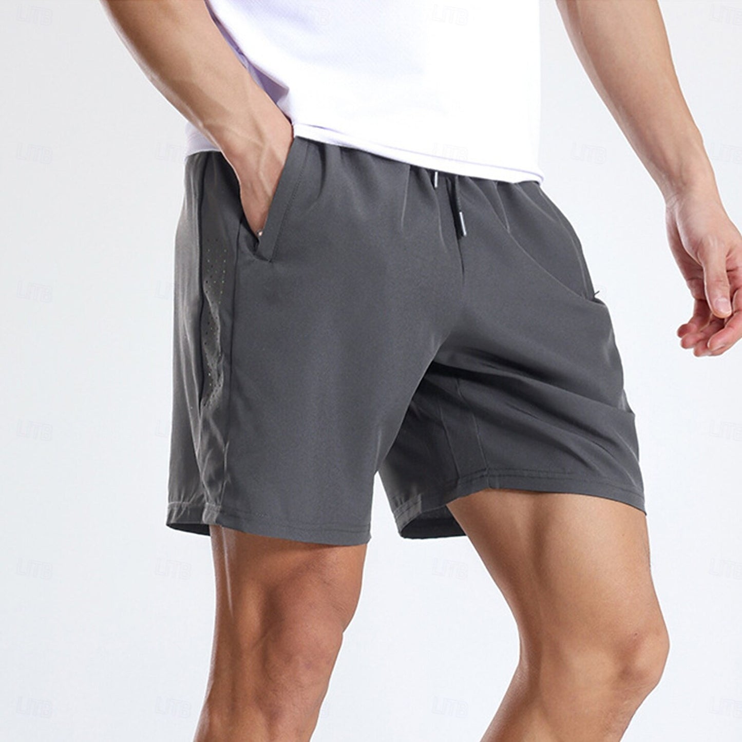 Multi-Pocket Athletic Shorts