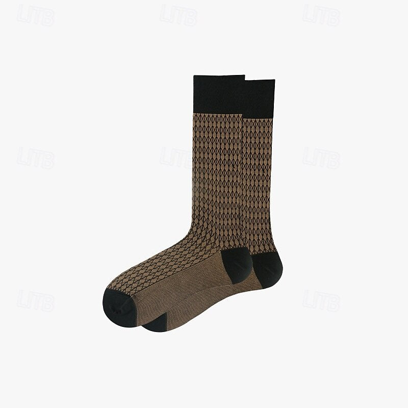 Mercerized cotton suit socks - oukumen