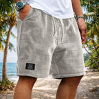 Waffle Drawstring Shorts