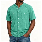 Washed Short-Sleeve Shirt