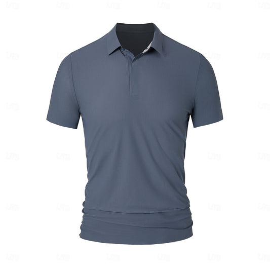 Performance Hidden Placket Stretch Polo