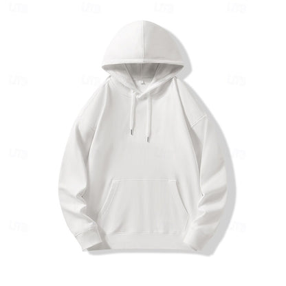 100% Cotton Basic Hoodie - oukumen