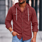 Garment-Dyed Long-Sleeve Shirt