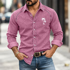 Patchwork Embroidered Denim Shirt