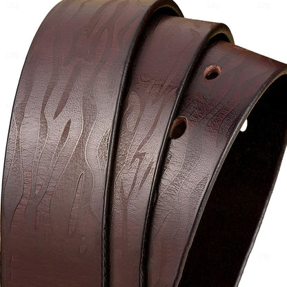 Men's Vintage Cowhide Leather Belt