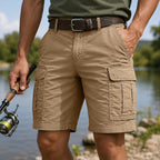 Elastic-Waist Cargo Shorts