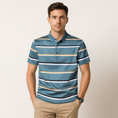 Tencel Mulberry Silk Luxury Polo Shirt