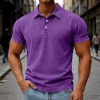 Acid-Wash Polo Shirt