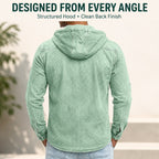 Acid-Wash Long-Sleeve Denim Shirt