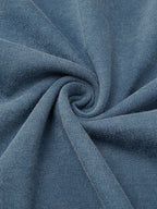 Acid-Wash Zip Polo Shirt