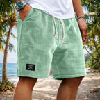 Waffle Drawstring Shorts