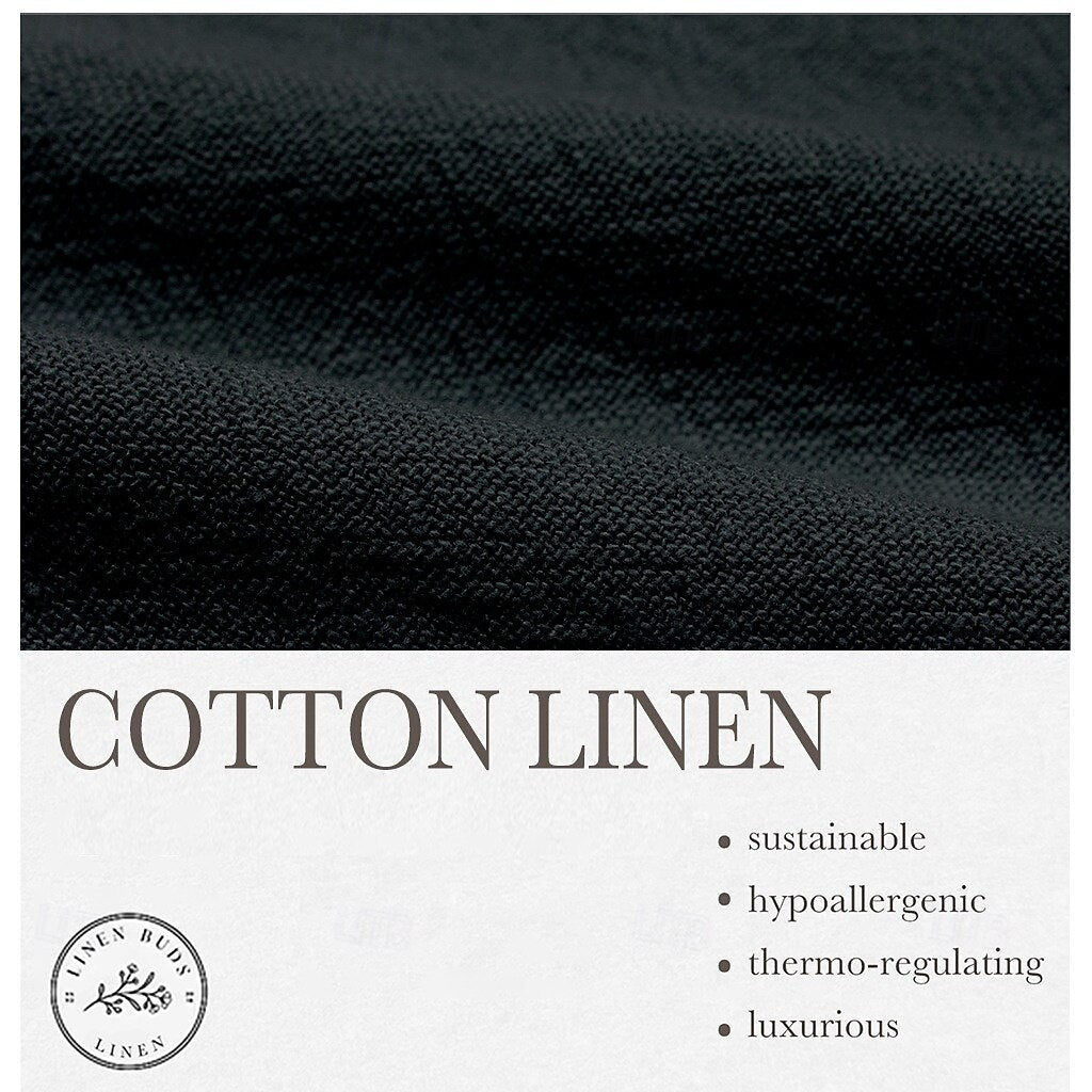 Cotton Linen Plain Casual Pants - oukumen