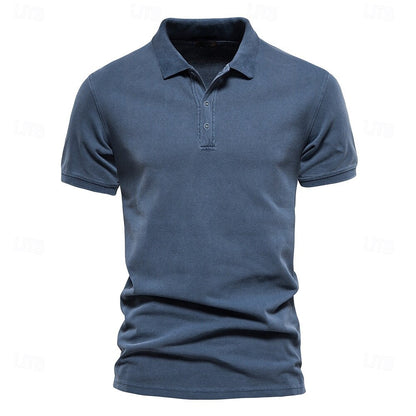 100% Cotton Work Business Polo - oukumen