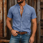 Washed Short-Sleeve Shirt