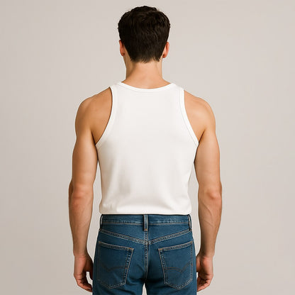 100% Cotton Crew Neck Tank Top