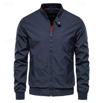 Windproof Zipper Lightweight Jacket - oukumen