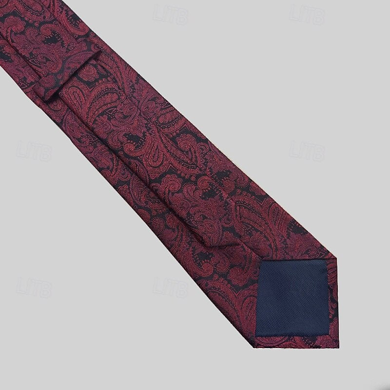 100% Silk Elegant Vintage Fashion Tie - oukumen