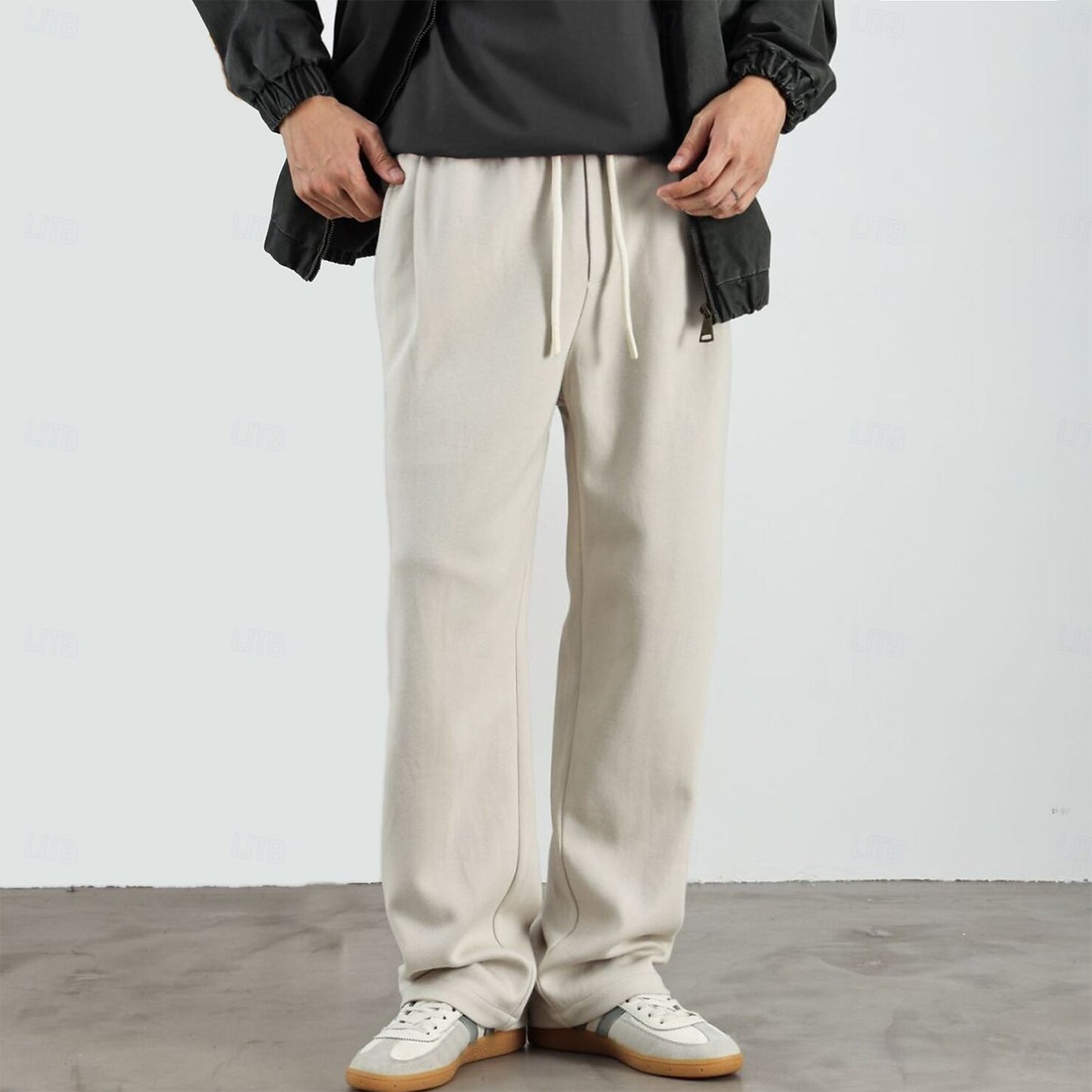 Fleece-lined Athletic Pants Active Joggers - oukumen