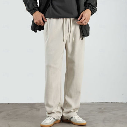 Fleece-lined Athletic Pants Active Joggers - oukumen