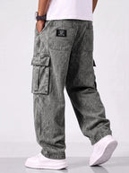 Drawstring Cargo Jeans