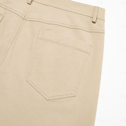 Dress Pants Chinos Pocket - oukumen