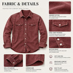 Acid-Wash Long-Sleeve Denim Shirt