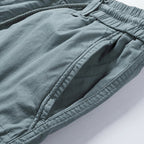 Elastic-Waist Cargo Shorts