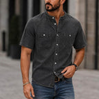 Washed Short-Sleeve Shirt