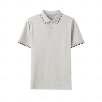 Silk-Cotton Refined Polo - oukumen
