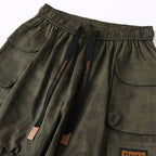 Zip-Pocket Cargo Shorts