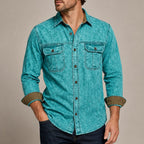 Long-Sleeve Denim Shirt