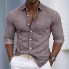 Acid-Wash Long-Sleeve Shirt