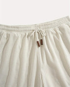 Waffle Drawstring Shorts