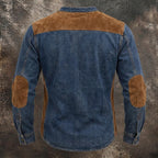 Patchwork Acid-Wash Shirt
