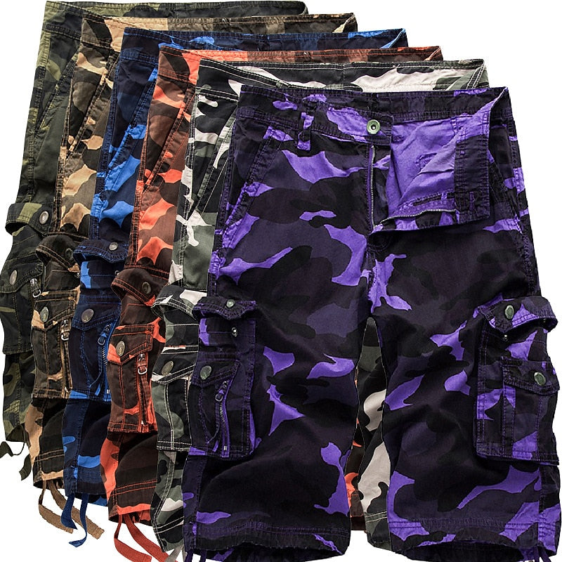 Camouflage Cargo Shorts