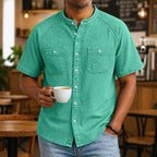Washed Short-Sleeve Shirt