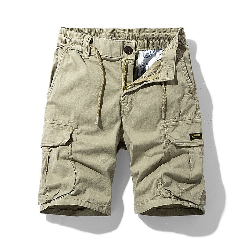 Drawstring Cargo Shorts