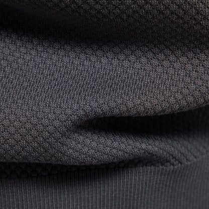 Business Casual Knitted Johnny collar Polo