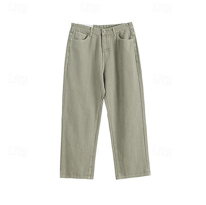 100% Cotton Straight Leg Chino Pants