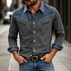 Garment-Dyed Long-Sleeve Shirt