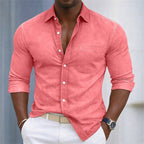 Acid-Wash Long-Sleeve Shirt