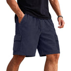 Acid-Wash Cargo Shorts
