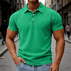 Acid-Wash Polo Shirt