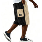 Patch-Pocket Corduroy Shorts