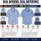 Acid-Wash Short-Sleeve Denim Shirt