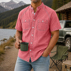 Washed Short-Sleeve Shirt