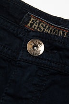Multi-Pocket Cargo Capri Shorts